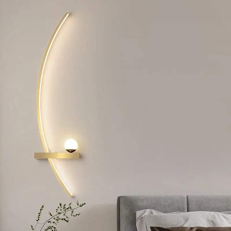 KaarevaPallo™ - Minimalistinen LED-seinävalaisin
