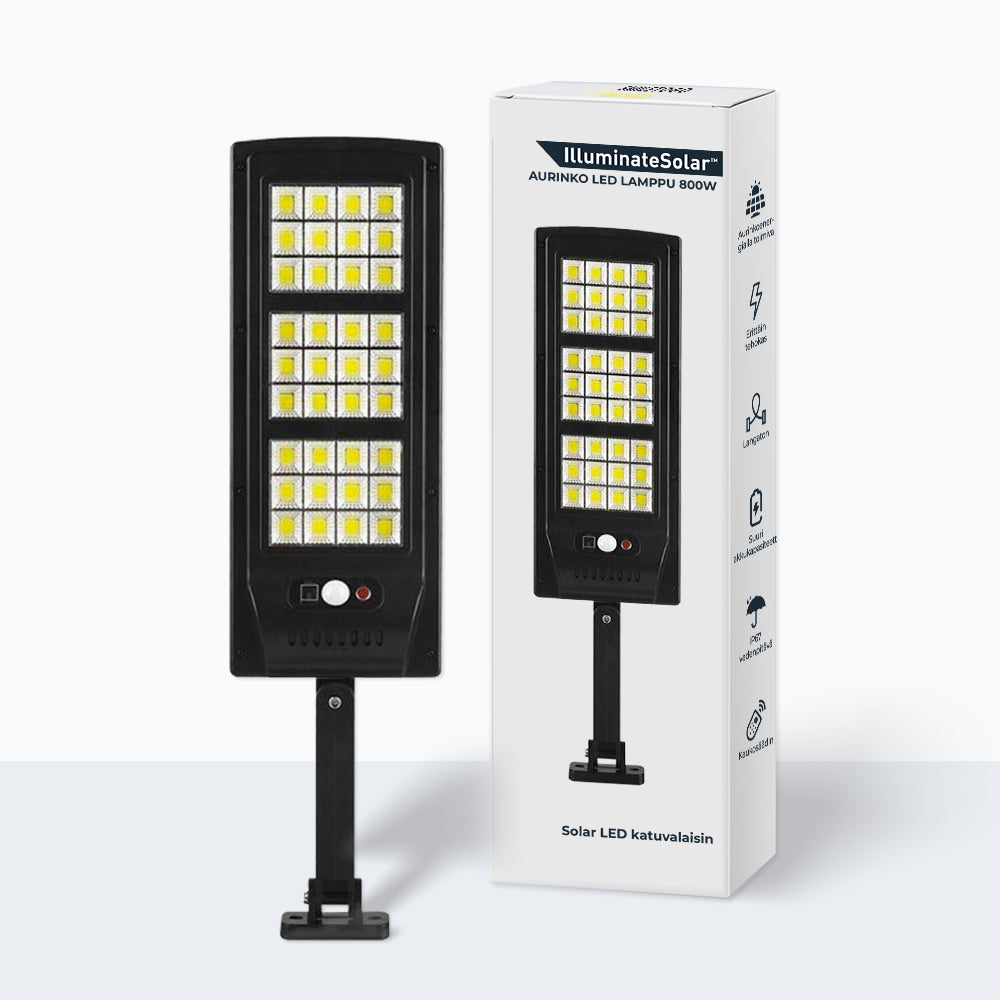 Solar LED lamppu 800W