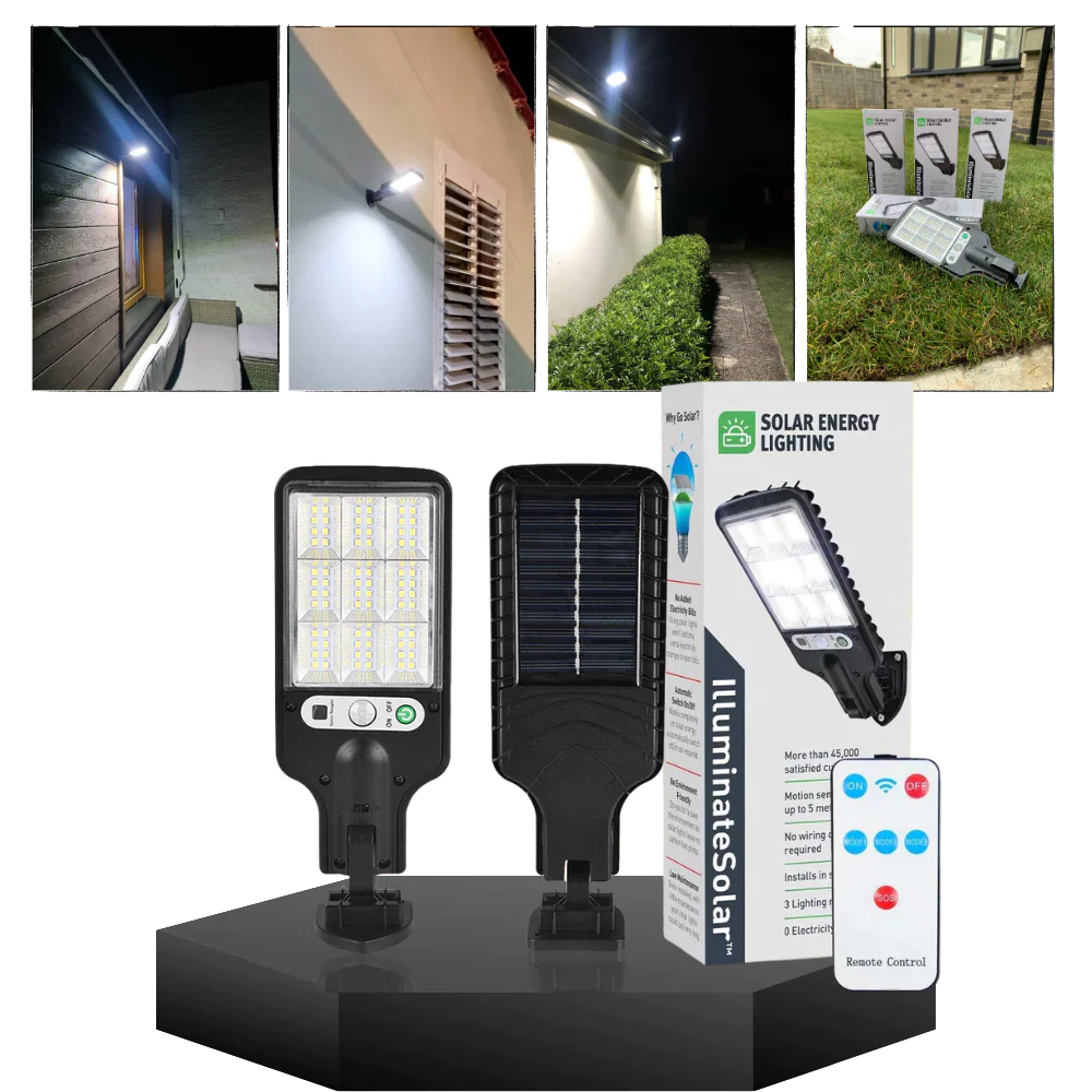 IlluminateSolar™ - Ultimaattinen aurinkoenergialla toimiva LED-valo (erikoistarjous)