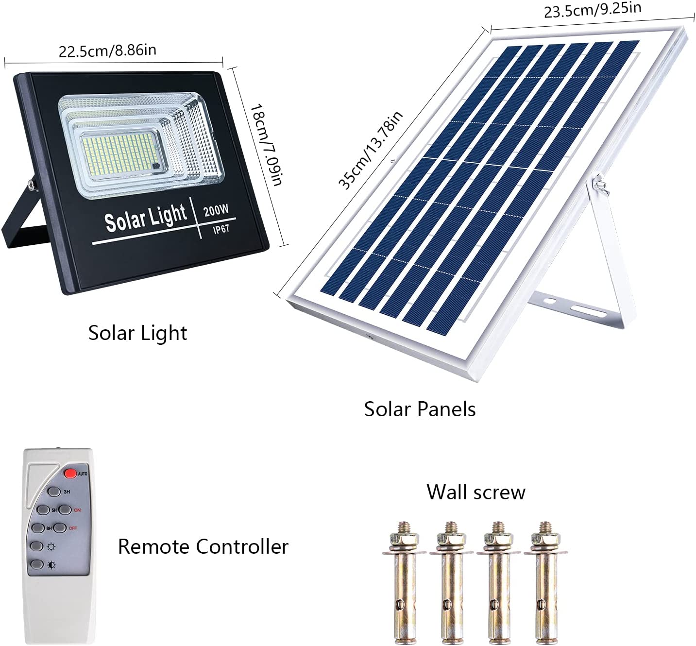 150W Aurinko Tulva Valo