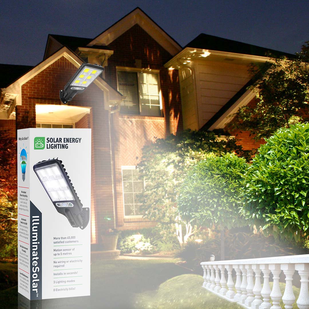 IlluminateSolar™ - Ultimaattinen aurinkoenergialla toimiva LED-katuvalo